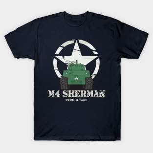 M4 Sherman Medium Tank T-Shirt